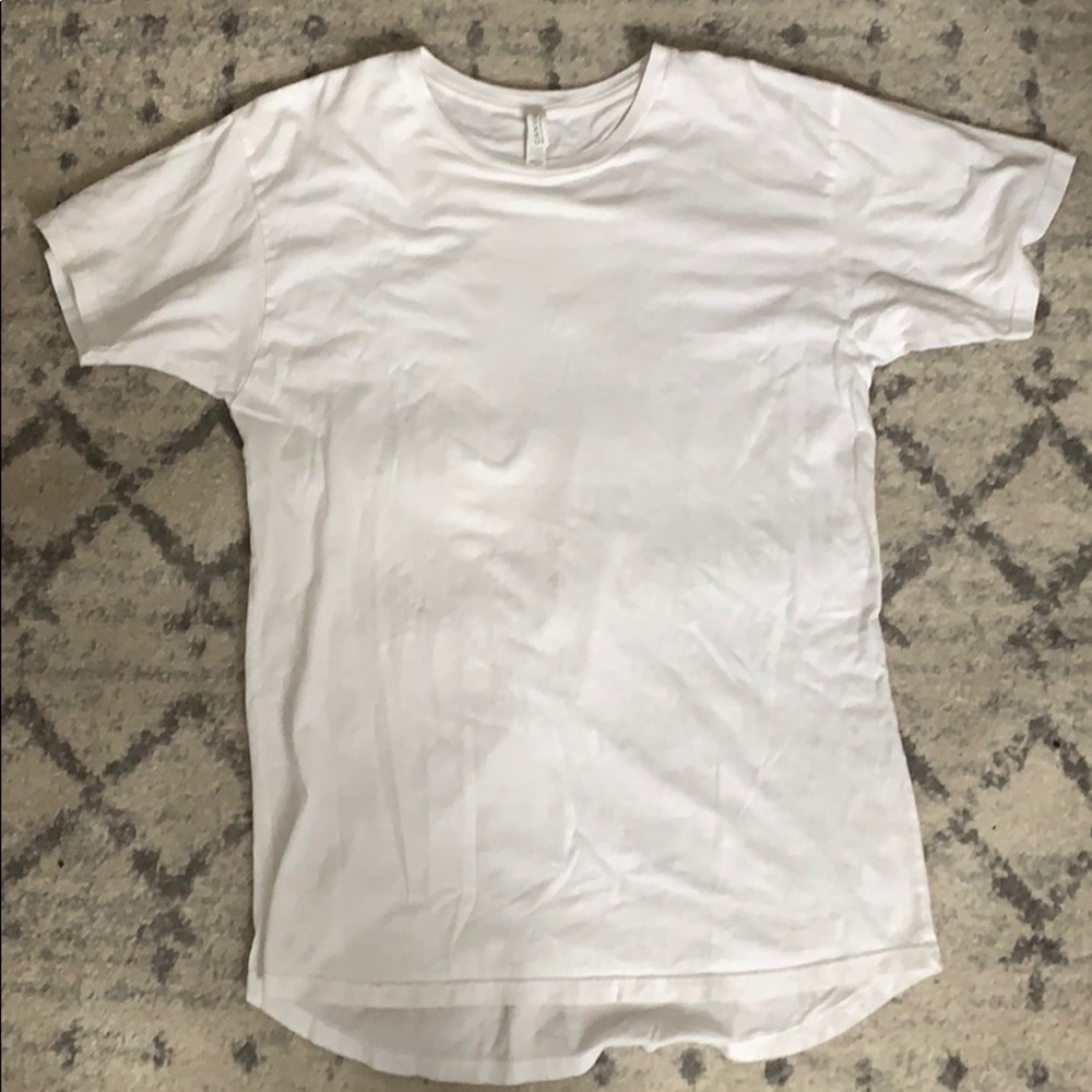 Plain white tee